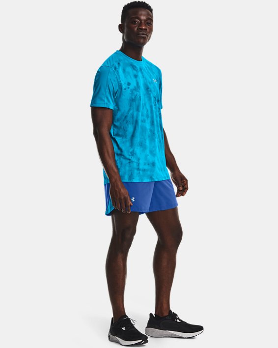 Men's UA Speed Stride Wash T-Shirt, Blue, pdpMainDesktop image number 2